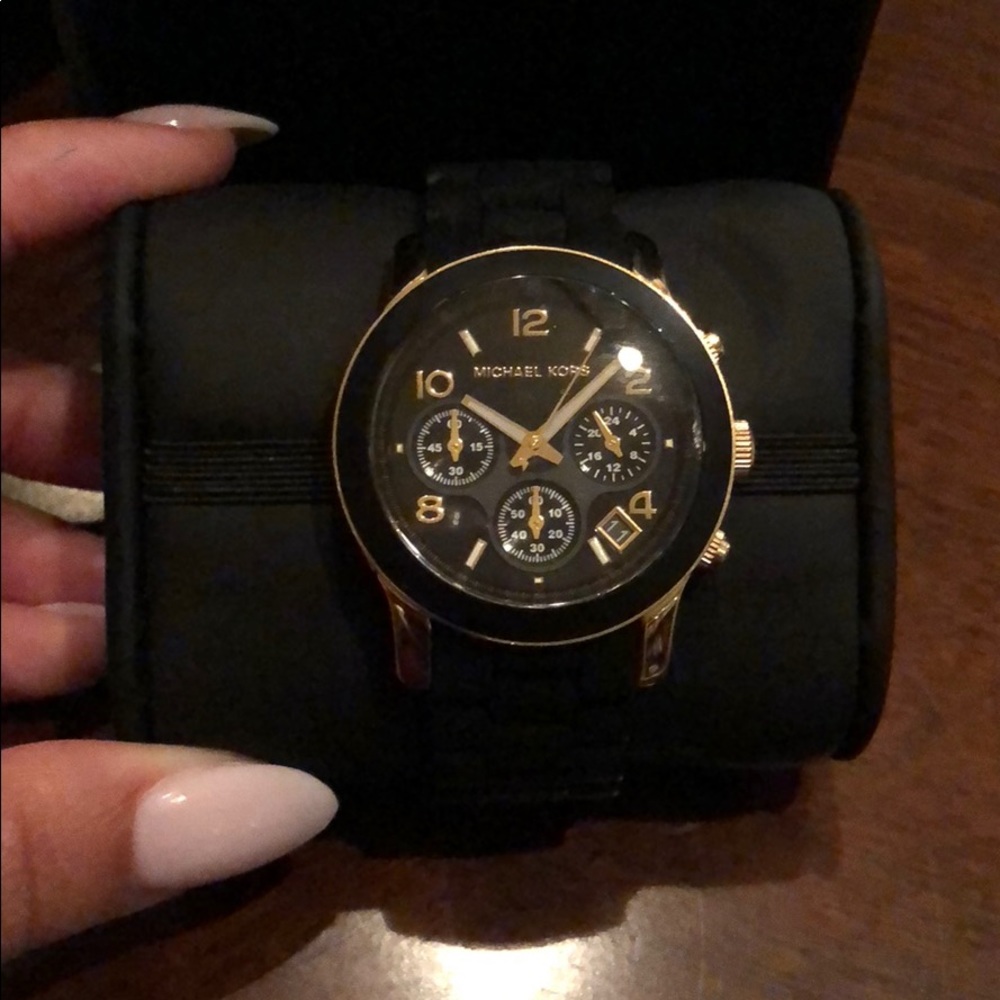 Matte black Michael Kors Watch